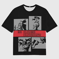 Мужская футболка оверсайз Cowboy Bebop anime