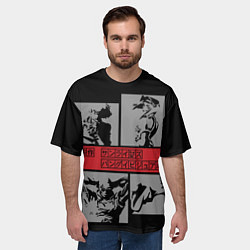 Футболка оверсайз мужская Cowboy Bebop anime, цвет: 3D-принт — фото 2