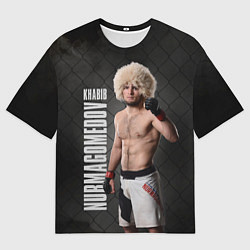 Футболка оверсайз мужская Хабиб Нурмагомедов, цвет: 3D-принт
