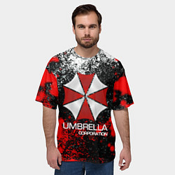 Футболка оверсайз мужская UMBRELLA CORP, цвет: 3D-принт — фото 2