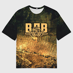 Футболка оверсайз мужская ВДВ, цвет: 3D-принт