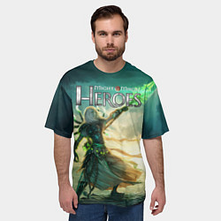 Футболка оверсайз мужская Heroes of Might and Magic, цвет: 3D-принт — фото 2