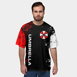 Футболка оверсайз мужская UMBRELLA CORPORATION, цвет: 3D-принт — фото 2