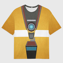 Футболка оверсайз мужская CL4P-TP, цвет: 3D-принт