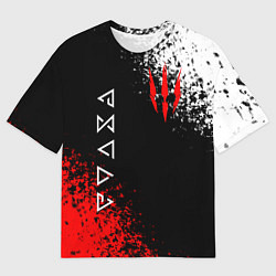 Футболка оверсайз мужская THE WITCHER, цвет: 3D-принт
