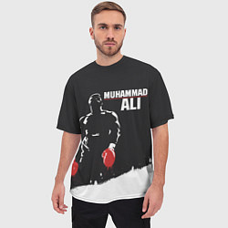 Футболка оверсайз мужская Muhammad Ali, цвет: 3D-принт — фото 2