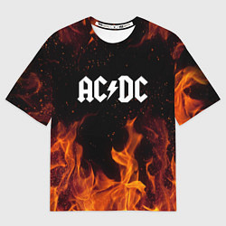 Мужская футболка оверсайз AC DC