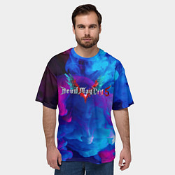 Футболка оверсайз мужская DEVIL MAY CRY DMC, цвет: 3D-принт — фото 2