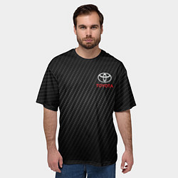 Футболка оверсайз мужская TOYOTA, цвет: 3D-принт — фото 2