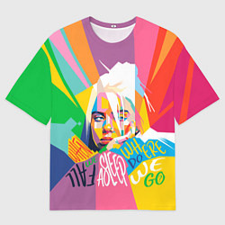 Футболка оверсайз мужская BILLIE EILISH, цвет: 3D-принт