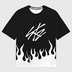 Футболка оверсайз мужская Stray Kids, цвет: 3D-принт