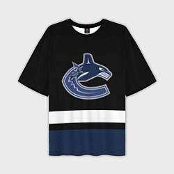 Мужская футболка оверсайз Vancouver Canucks