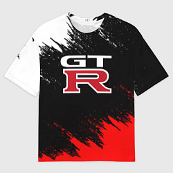 Мужская футболка оверсайз NISSAN GTR