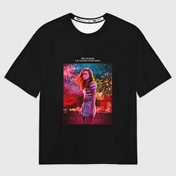 Мужская футболка оверсайз Очень странные дела