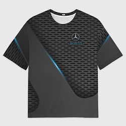 Футболка оверсайз мужская Mercedes-AMG, цвет: 3D-принт