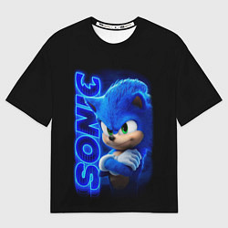 Футболка оверсайз мужская SONIC, цвет: 3D-принт
