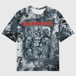 Футболка оверсайз мужская Iron Maiden, цвет: 3D-принт