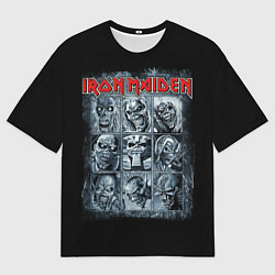 Футболка оверсайз мужская Iron Maiden, цвет: 3D-принт