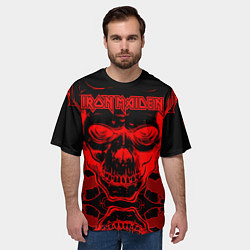 Футболка оверсайз мужская Iron Maiden, цвет: 3D-принт — фото 2
