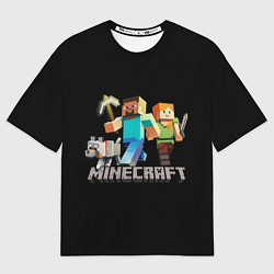Мужская футболка оверсайз MINECRAFT
