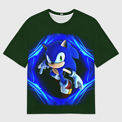 Футболка оверсайз мужская SONIC, цвет: 3D-принт