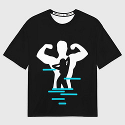 Футболка оверсайз мужская Титан, цвет: 3D-принт