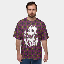 Футболка оверсайз мужская Killer Queen, цвет: 3D-принт — фото 2
