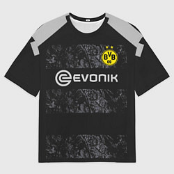 Футболка оверсайз мужская Borussia away 19-20, цвет: 3D-принт