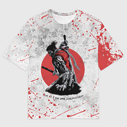 Мужская футболка оверсайз SEKIRO SHADOW DIE TWICE