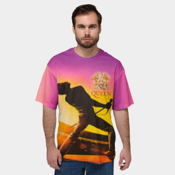 Футболка оверсайз мужская Queen, цвет: 3D-принт — фото 2
