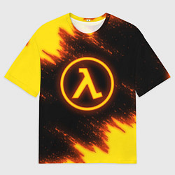 Мужская футболка оверсайз HALF-LIFE