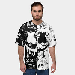 Футболка оверсайз мужская Fortnite & Marshmello, цвет: 3D-принт — фото 2