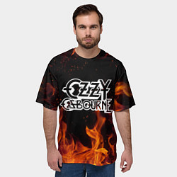 Футболка оверсайз мужская Ozzy Osbourne, цвет: 3D-принт — фото 2