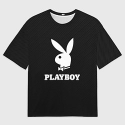 Футболка оверсайз мужская PLAYBOY, цвет: 3D-принт