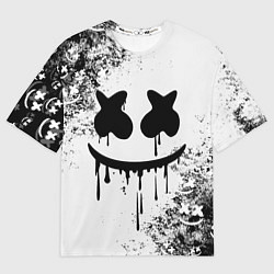 Футболка оверсайз мужская Marshmello, цвет: 3D-принт