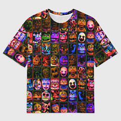 Мужская футболка оверсайз Five Nights At Freddy's