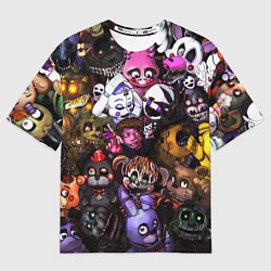 Футболка оверсайз мужская Five Nights At Freddy's, цвет: 3D-принт