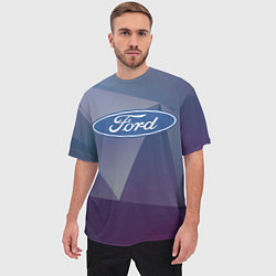 Футболка оверсайз мужская Ford, цвет: 3D-принт — фото 2