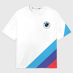 Футболка оверсайз мужская BMW NEW LOGO, цвет: 3D-принт
