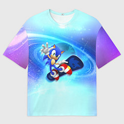 Мужская футболка оверсайз Соник