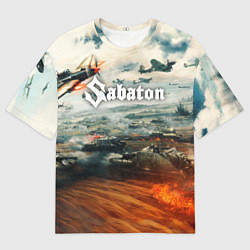 Мужская футболка оверсайз Sabaton