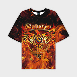 Футболка оверсайз мужская SABATON, цвет: 3D-принт