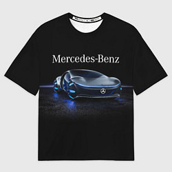 Футболка оверсайз мужская MERCEDES, цвет: 3D-принт