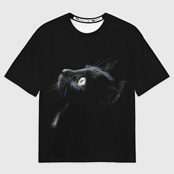Футболка оверсайз мужская Кот, цвет: 3D-принт