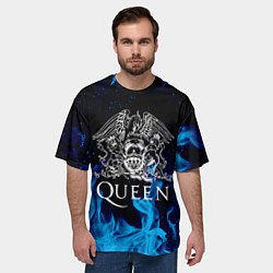 Футболка оверсайз мужская QUEEN, цвет: 3D-принт — фото 2