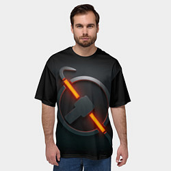 Футболка оверсайз мужская HALF-LIFE, цвет: 3D-принт — фото 2