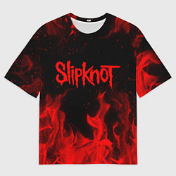 Футболка оверсайз мужская SLIPKNOT, цвет: 3D-принт