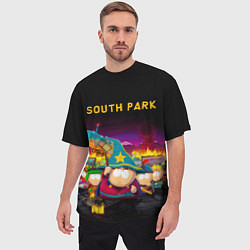 Футболка оверсайз мужская Южный Парк, цвет: 3D-принт — фото 2