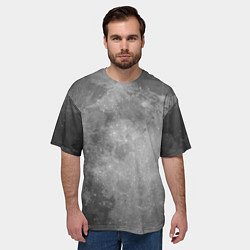 Футболка оверсайз мужская ЛУНА, цвет: 3D-принт — фото 2