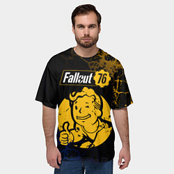 Футболка оверсайз мужская FALLOUT76, цвет: 3D-принт — фото 2